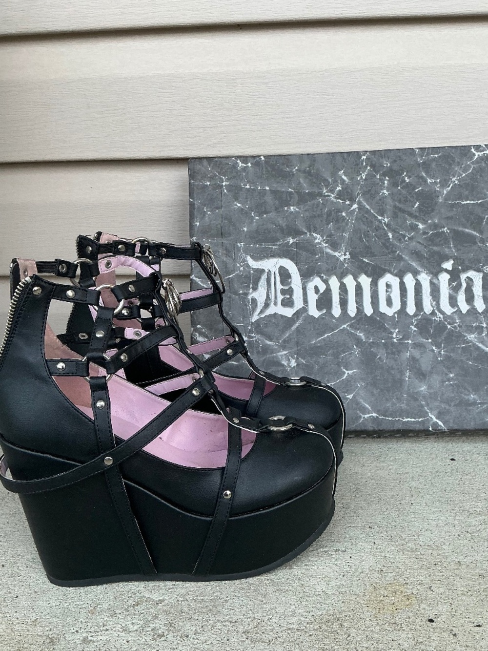 Demonia platform heels